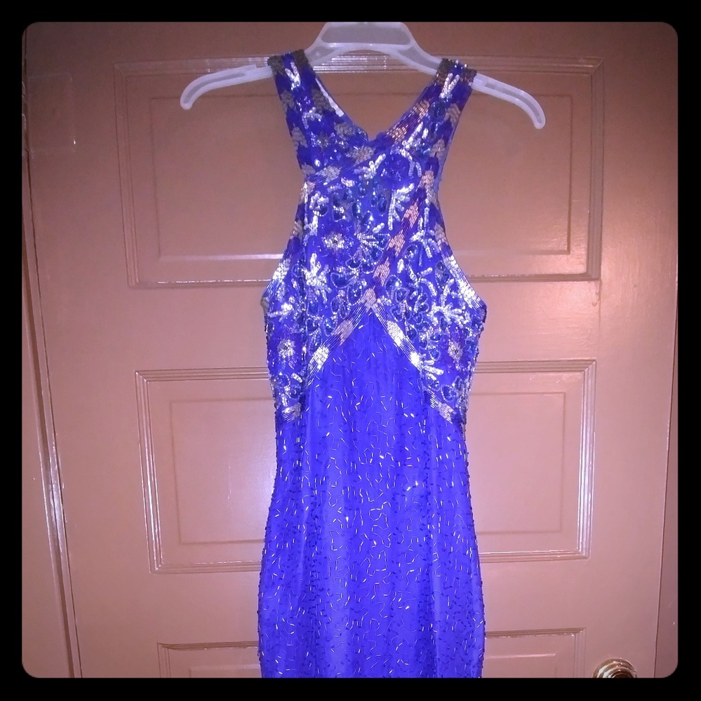 Ibiza fully beaded prom dress